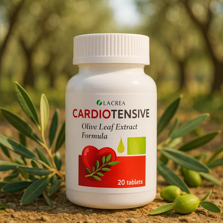 Cardiotensive od LA CREA mezi olivovými listy ve středomořském světle