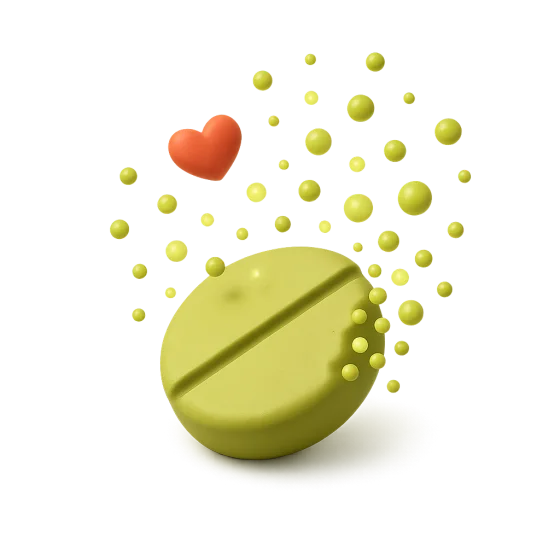 Tableta Cardiotensive uvolňující nutrienty
